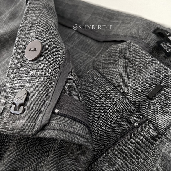 NEW JACOB Wide Leg Dress Pants in Glen Plaid - Picture 13 of 16